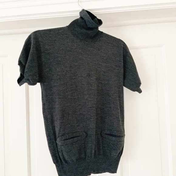 YSL gray 100% wool turtleneck sweater - Picture 11 of 15